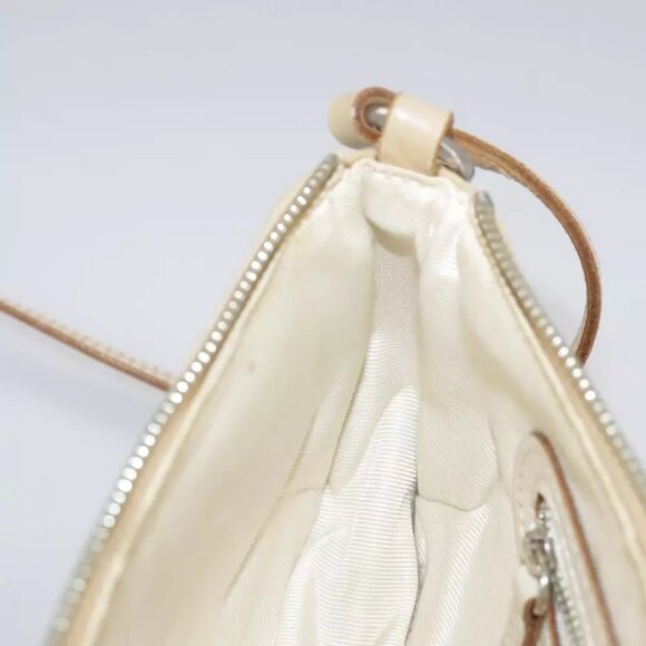 BURBERRY Nova Check Blue Label Shoulder Bag Canvas Peppermint Auth - Picture 14 of 16